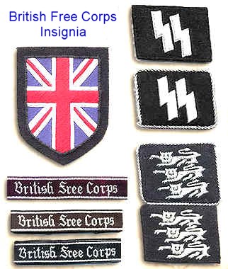 S Armschild Armabzeichen Abzeichen BFC britische Freiwillige Repro