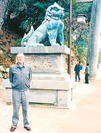 Ray Cooper in Hiroshima in 1996.