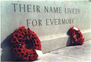 This inscription is carved into all Stones of Remembrance.