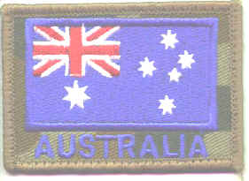 Australian military uniform national patch