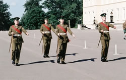 Performing at the World Pace-Sticking Championships, 2002