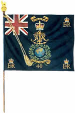 the regimental colour
