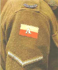 ‘The Anzac A’, first emblem of the serving Anzacs The Anzac A