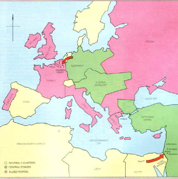 world war 1 map europe 1914. World War I took place during
