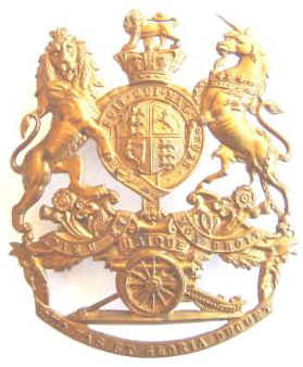 Victorian British Royal Artillery Helmet Plate