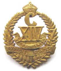 NZ WW1 C Company 14th Reinforcements Cap Badge