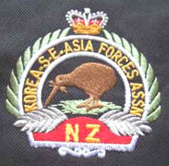NEW ZEALAND KOREA-S-E-ASIA FORCES ASSN PATCH
