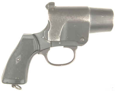 Webley & Scott No 2 Mk 1 single shot, break action signal pistol.