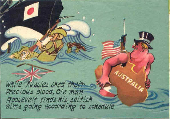 Examples of this propaganda poster was found in places that the Japanese had 