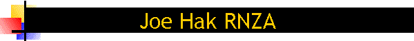 Joe Hak RNZA