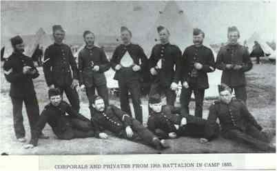 10 Battalion Corporals 1885