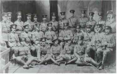 10 Battalion Officers 1908