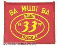 Ba Muoi Ba Biere "33" Export Patch