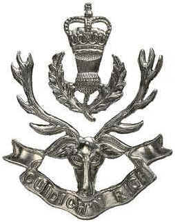 Cap Badge of The Queens Own Highlanders and now The Highlanders!