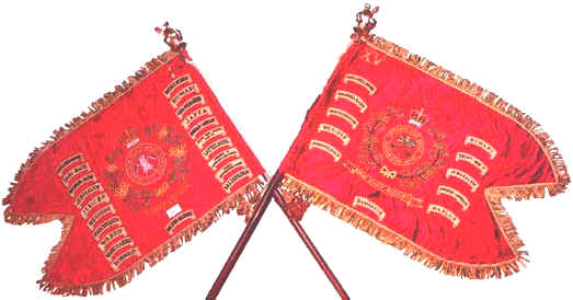 The Guidons of the 1st/15th Royal New South Wales Lancers