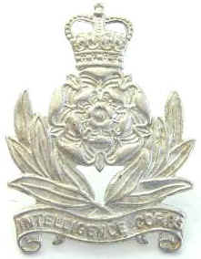 New Zealand Intelligence Corps Q/C Silv Cap Badge