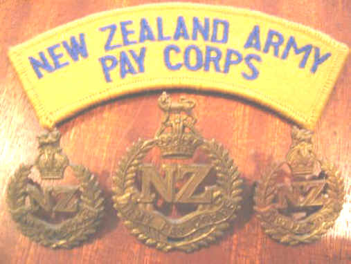 NZ Army pay corps badges/title