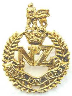 NZ Army Pay Corps Q/C Cap Badge