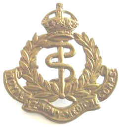 Royal NZ Army Medical Corps K/C Brass Cap Badge