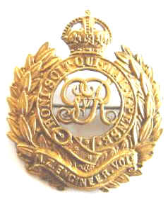 SCARCE NZ Engineers Volunteers Cap Badge