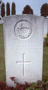Headstone for New Zealand soldier