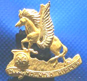 36th Mounted Rifle Badge + NZMR - Rare!