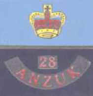 The badge of 28 ANZUK Brigade