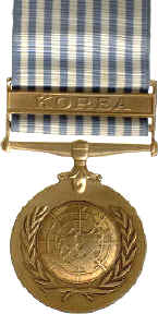 United Nations service medal for Korea, obverse.